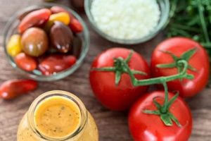 Classic Tomato Vinaigrette Dressing Recipe | Quick Salad Recipes for Healthy Salad Ideas to Boost Your Nutrition