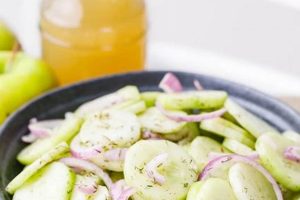 Easy Cucumber Salad with Apple Cider Vinegar Recipe Quick Salad Recipes for Healthy Salad Ideas to Boost Your Nutrition Easy Cucumber Salad with Apple Cider Vinegar Recipe | Quick Salad Recipes for Healthy Salad Ideas to Boost Your Nutrition