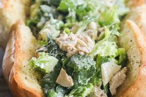 Easy Chicken Caesar Salad Sandwich Recipe | Quick Salad Recipes for Healthy Salad Ideas to Boost Your Nutrition