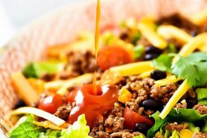 Classic Taco Salad with Thousand Island Dressing Recipe Quick Salad Recipes for Healthy Salad Ideas to Boost Your Nutrition Classic Taco Salad with Thousand Island Dressing Recipe | Quick Salad Recipes for Healthy Salad Ideas to Boost Your Nutrition