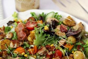 Classic Chicken and Bacon Salad Recipe Quick Salad Recipes for Healthy Salad Ideas to Boost Your Nutrition Classic Chicken and Bacon Salad Recipe | Quick Salad Recipes for Healthy Salad Ideas to Boost Your Nutrition
