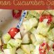 Easy Lemon Cucumber Salad Recipe: Refreshing & Simple | Quick Salad Recipes for Healthy Salad Ideas to Boost Your Nutrition