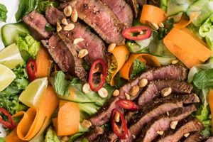 Ultimate Thai Beef Salad Recipe (Authentic & Easy) | Quick Salad Recipes for Healthy Salad Ideas to Boost Your Nutrition