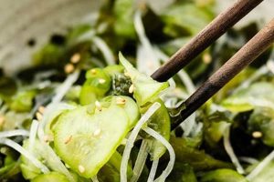 Easy Sunomono Salad Recipe: A Refreshing Japanese Dish | Quick Salad Recipes for Healthy Salad Ideas to Boost Your Nutrition