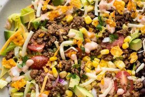Easy Ground Beef Taco Salad Recipe: A Crowd-Pleaser | Quick Salad Recipes for Healthy Salad Ideas to Boost Your Nutrition