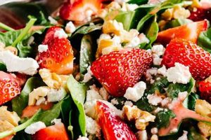 Best Strawberry & Walnut Salad Recipe Ever! | Quick Salad Recipes for Healthy Salad Ideas to Boost Your Nutrition