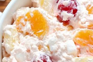 Classic Ambrosia Salad Recipe (Sour Cream) | Quick Salad Recipes for Healthy Salad Ideas to Boost Your Nutrition