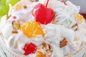 Classic Southern Ambrosia Fruit Salad Recipe | Quick Salad Recipes for Healthy Salad Ideas to Boost Your Nutrition