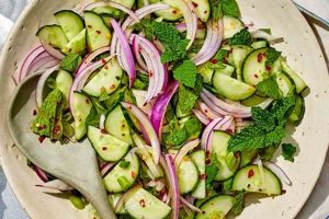 Easy Cucumber & Mint Salad Recipe: Refreshing Summer Dish | Quick Salad Recipes for Healthy Salad Ideas to Boost Your Nutrition