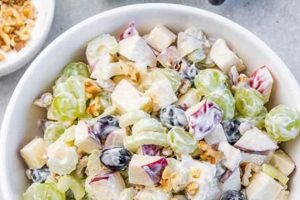 Easy Waldorf Salad with Yogurt Recipe | Quick Salad Recipes for Healthy Salad Ideas to Boost Your Nutrition