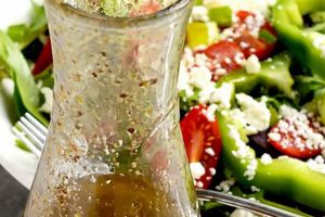 Best Italian Salad Dressing with Red Wine Vinegar | Quick Salad Recipes for Healthy Salad Ideas to Boost Your Nutrition