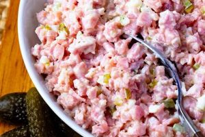 Classic Ham Salad with Cheese Recipe | Quick Salad Recipes for Healthy Salad Ideas to Boost Your Nutrition