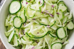 Easy Cabbage Cucumber Salad Recipe: A Refreshing Treat Quick Salad Recipes for Healthy Salad Ideas to Boost Your Nutrition Easy Cabbage Cucumber Salad Recipe: A Refreshing Treat | Quick Salad Recipes for Healthy Salad Ideas to Boost Your Nutrition