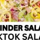 Viral TikTok Grinder Salad Recipe | Quick Salad Recipes for Healthy Salad Ideas to Boost Your Nutrition