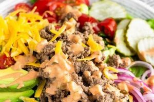 Best Burger Salad Recipe: Easy & Healthy | Quick Salad Recipes for Healthy Salad Ideas to Boost Your Nutrition