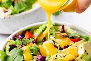 Easy Mango Salad Dressing Recipe for Summer | Quick Salad Recipes for Healthy Salad Ideas to Boost Your Nutrition