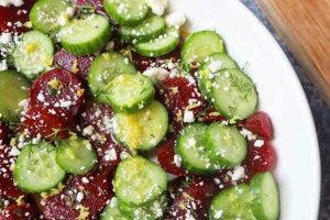 Easy Beet & Cucumber Salad Recipe | Quick Salad Recipes for Healthy Salad Ideas to Boost Your Nutrition
