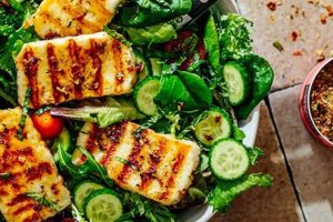 Best Halloumi Salad Recipe: Easy & Healthy | Quick Salad Recipes for Healthy Salad Ideas to Boost Your Nutrition