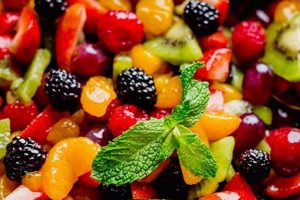 Refreshing Fruit Salad with Mint Recipe | Quick Salad Recipes for Healthy Salad Ideas to Boost Your Nutrition