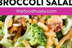 Copycat Chick's Broccoli Salad (No Mayo) | Quick Salad Recipes for Healthy Salad Ideas to Boost Your Nutrition