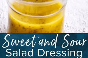 Easy Sweet and Sour Salad Dressing Recipe | Quick Salad Recipes for Healthy Salad Ideas to Boost Your Nutrition