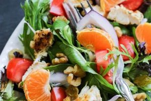 Tangerine Salad Recipe | Quick Salad Recipes for Healthy Salad Ideas to Boost Your Nutrition