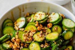 Easy Cucumber Salad Recipe with Soy Sauce Dressing | Quick Salad Recipes for Healthy Salad Ideas to Boost Your Nutrition