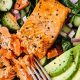 Easy Salmon & Avocado Salad Recipe (Quick & Healthy) | Quick Salad Recipes for Healthy Salad Ideas to Boost Your Nutrition