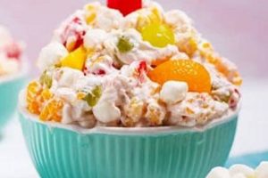 Classic 1950s Ambrosia Salad Recipe (Easy) | Quick Salad Recipes for Healthy Salad Ideas to Boost Your Nutrition