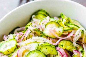Recipe For Onion Cucumber Salad | Quick Salad Recipes for Healthy Salad Ideas to Boost Your Nutrition