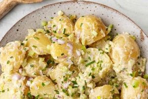 Classic Simple Mustard Potato Salad Recipe | Quick Salad Recipes for Healthy Salad Ideas to Boost Your Nutrition