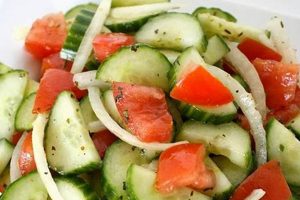 Cucumber Salad Recipe Apple Cider Vinegar | Quick Salad Recipes for Healthy Salad Ideas to Boost Your Nutrition