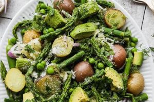 Easy Cold Asparagus Salad Recipe for Summer | Quick Salad Recipes for Healthy Salad Ideas to Boost Your Nutrition