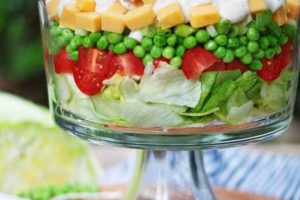 Classic Green Pea Layered Salad Recipe | Quick Salad Recipes for Healthy Salad Ideas to Boost Your Nutrition