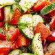 Best Cucumber Tomato Salad with Vinegar Recipe | Quick Salad Recipes for Healthy Salad Ideas to Boost Your Nutrition