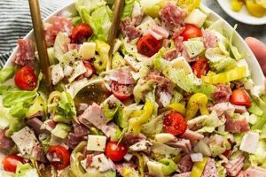 Copycat Jersey Mike's Salad Recipe | Quick Salad Recipes for Healthy Salad Ideas to Boost Your Nutrition