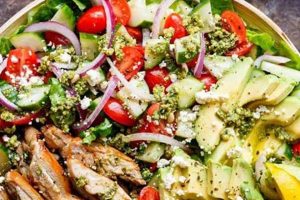 Easy Chicken Salad with Pesto Recipes & Ideas | Quick Salad Recipes for Healthy Salad Ideas to Boost Your Nutrition