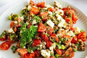 Best Lentil Salad Recipe with Feta - Easy &amp; Healthy | Quick Salad Recipes for Healthy Salad Ideas to Boost Your Nutrition