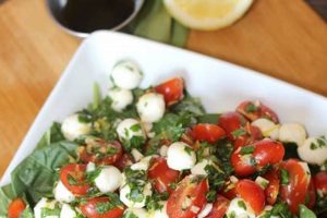 Classic Caprese Salad with Balsamic Glaze Recipe | Quick Salad Recipes for Healthy Salad Ideas to Boost Your Nutrition