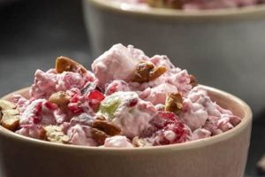Festive Cranberry Salad with Marshmallows Recipe Quick Salad Recipes for Healthy Salad Ideas to Boost Your Nutrition Festive Cranberry Salad with Marshmallows Recipe | Quick Salad Recipes for Healthy Salad Ideas to Boost Your Nutrition
