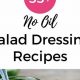 No Oil Salad Dressing Recipes | Quick Salad Recipes for Healthy Salad Ideas to Boost Your Nutrition