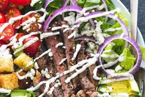 Best Black and Blue Steak Salad Recipe Ever | Quick Salad Recipes for Healthy Salad Ideas to Boost Your Nutrition