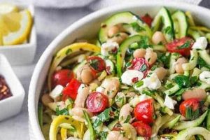 Best Zucchini Noodle Salad Recipes for Summer | Quick Salad Recipes for Healthy Salad Ideas to Boost Your Nutrition