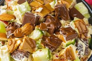 Easy Snickers Salad Recipe (No Pudding) | Quick Salad Recipes for Healthy Salad Ideas to Boost Your Nutrition