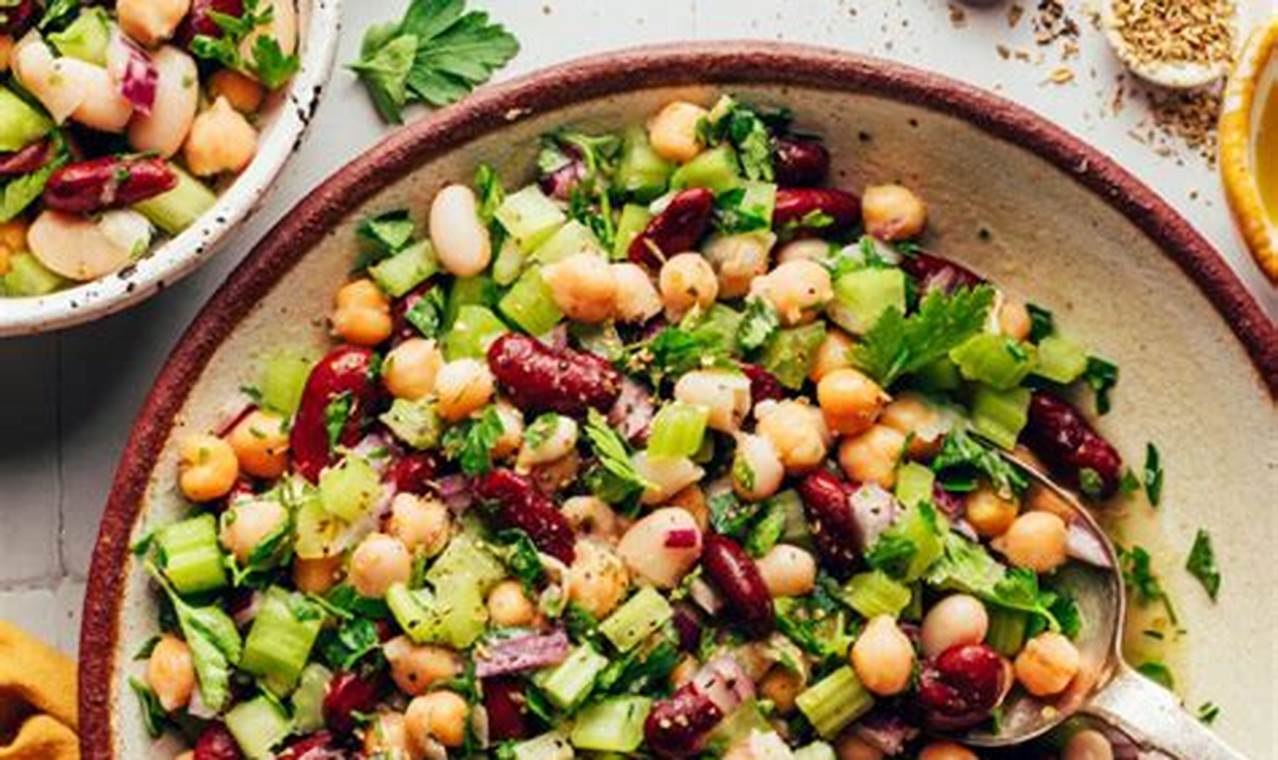 Classic & Easy 3 Bean Salad Recipe | Quick Salad Recipes for Healthy Salad Ideas to Boost Your Nutrition