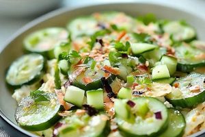 Best Jalapeo Popper Cucumber Salad Recipe Ever! | Quick Salad Recipes for Healthy Salad Ideas to Boost Your Nutrition