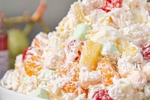 Easy Fruit Salad with Marshmallows Recipes & Ideas | Quick Salad Recipes for Healthy Salad Ideas to Boost Your Nutrition