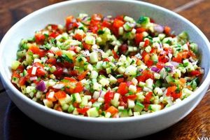 Authentic Persian Shirazi Salad Recipe | Quick Salad Recipes for Healthy Salad Ideas to Boost Your Nutrition