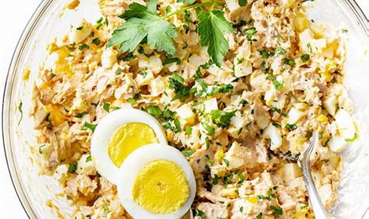 Tuna Salad Recipe With Egg | Quick Salad Recipes for Healthy Salad Ideas to Boost Your Nutrition