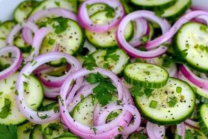 Easy Dill-Free Cucumber Salad Recipe | Quick Salad Recipes for Healthy Salad Ideas to Boost Your Nutrition
